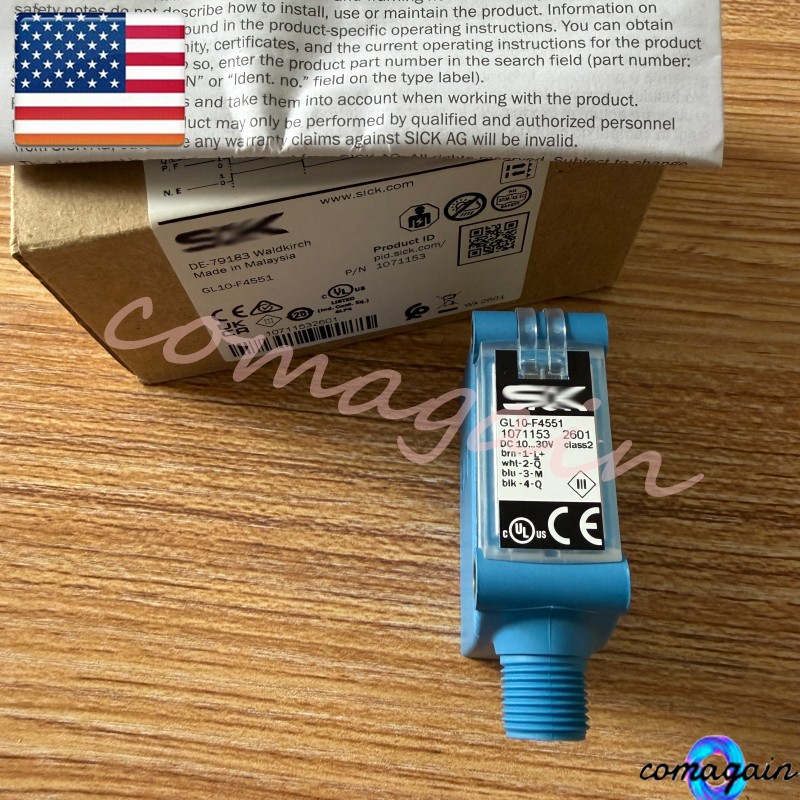 New 1PCS Photoelectric Sensor Switch 10-30V For SICK GL10-F4551 1071153 US Stock
