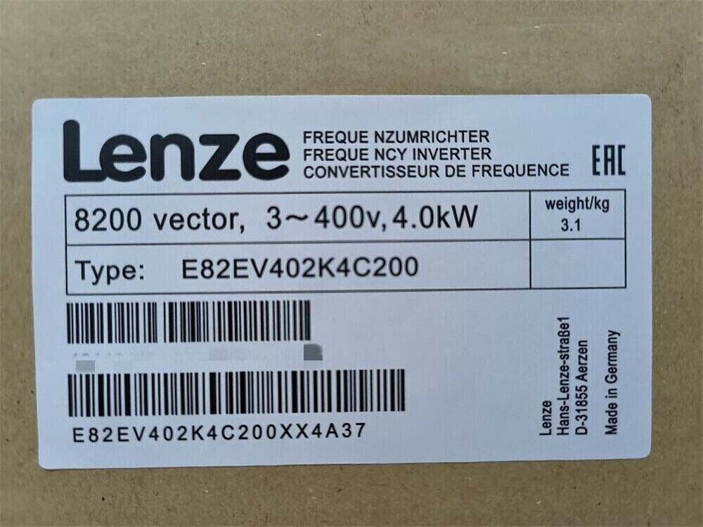 E82EV402K4C200 NEW LENZE INVERTER 8200 Vector 4.0kW E82EV402K4C200