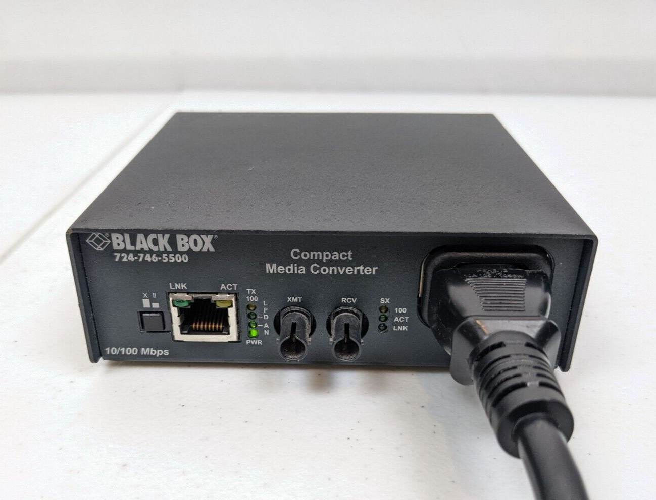 Black Box LMC7001A-R2 Compact Media Converter 10/100Mbps