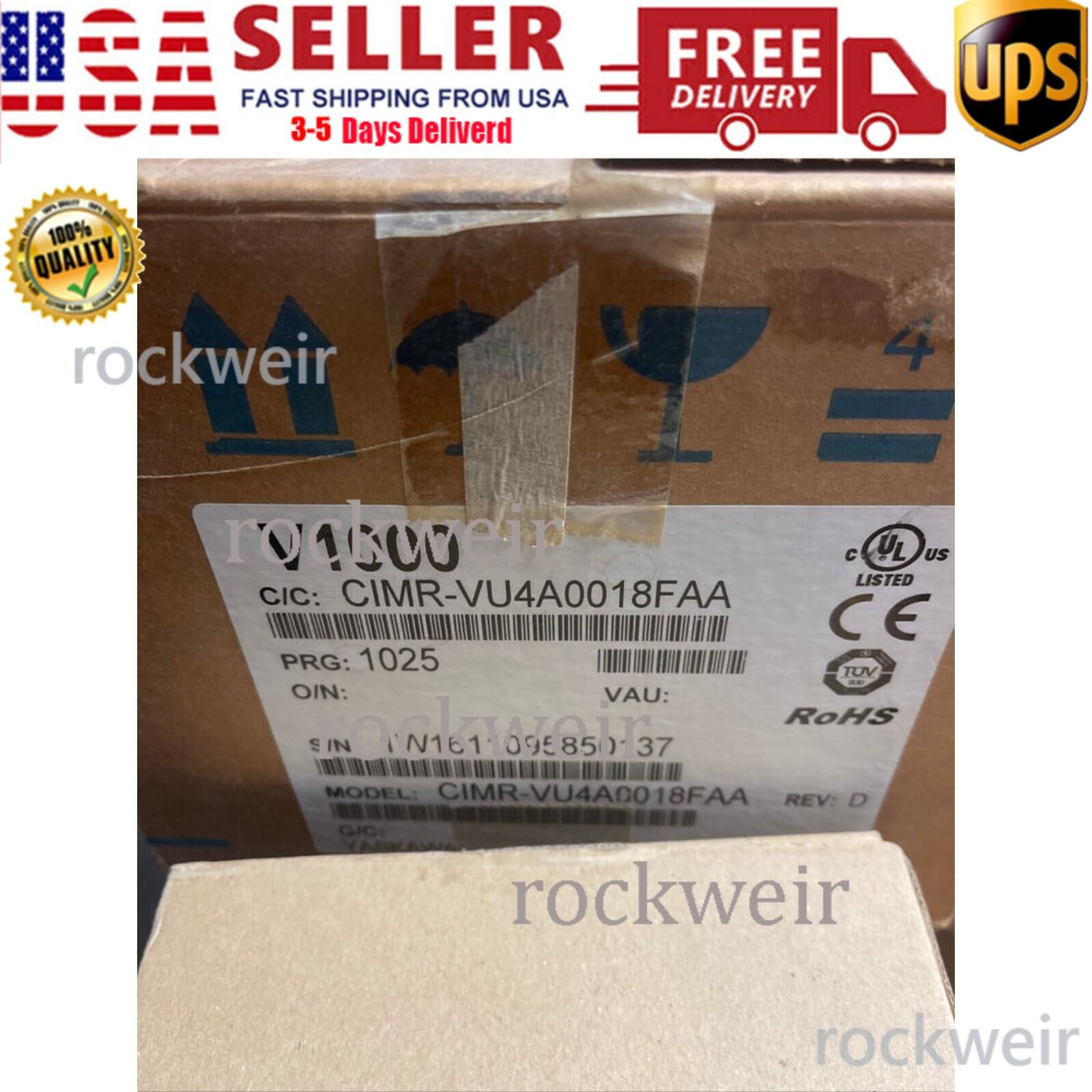 US FREE TAX Yaskawa CIMR-VU4A0018FAA Inverter CIMRVU4A0018FAA 1PC