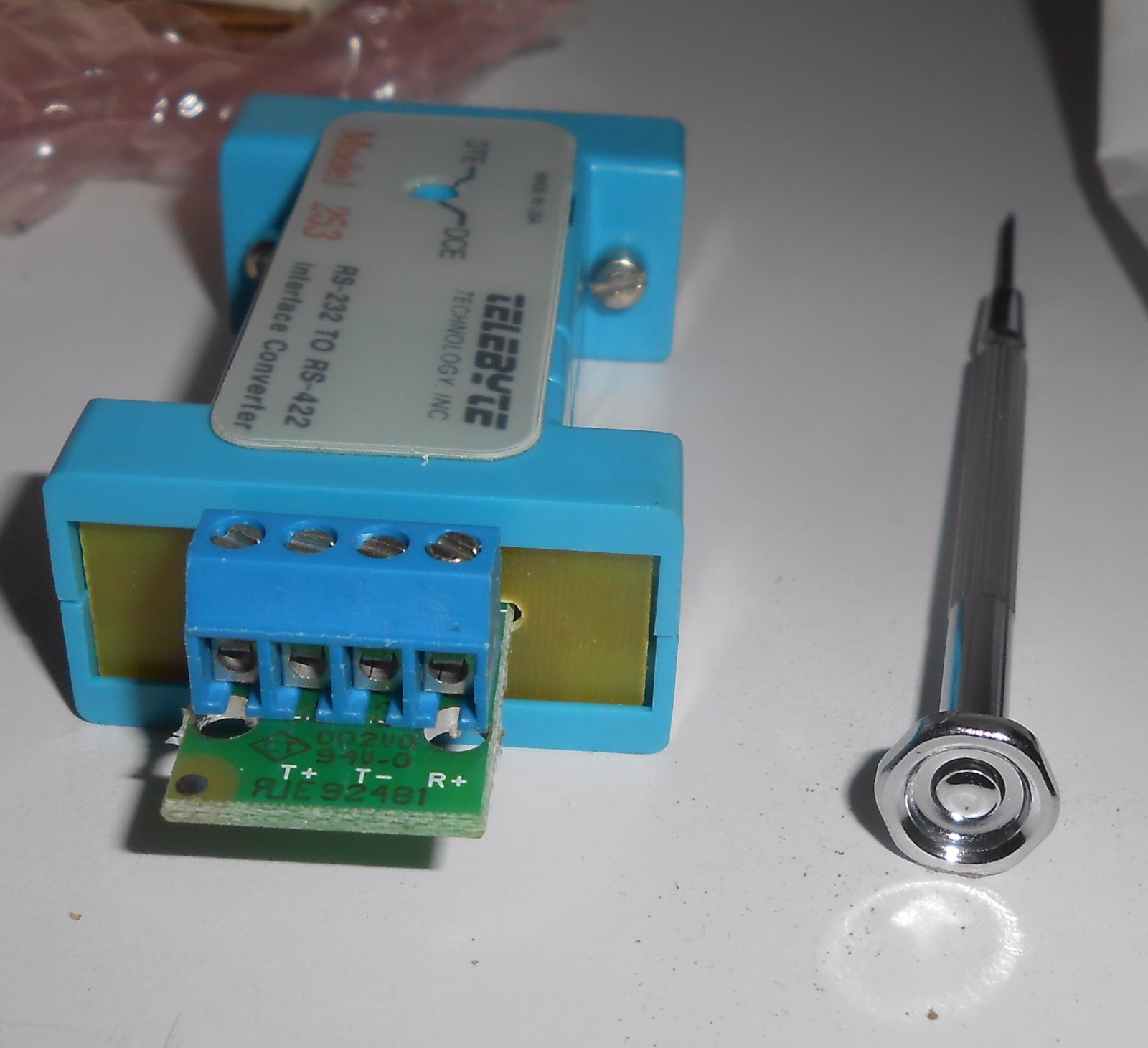 TELEBYTE 235T RS-232 TO RS-422 INTERFACE CONVERTER