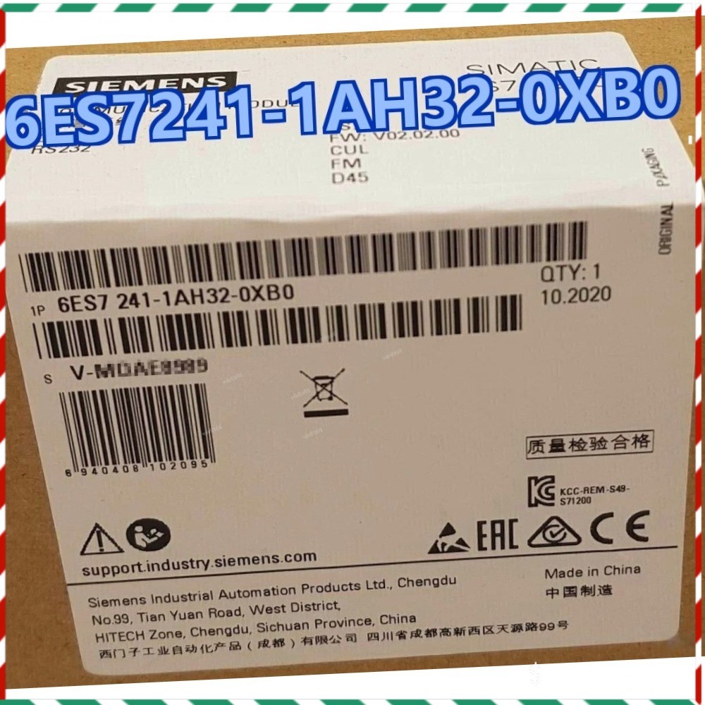 6ES7241-1AH32-0XB0 6ES7 241-1AH32-0XB0 NEW SIEMENS S7-1200 Communication Module