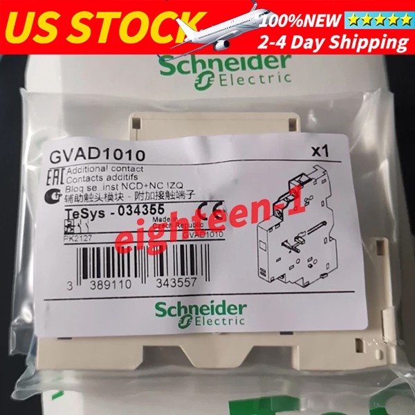 Schneider GVAD1010 Instantaneous Auxiliary Contact GV-AD1010 Fast Ship.