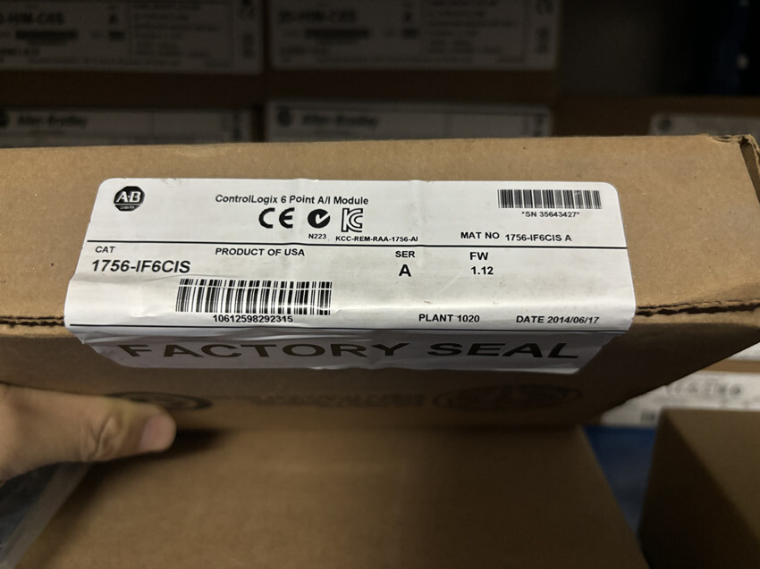 Allen Bradley 1756-IF6CIS /A ControlLogix 6-Ch In-Current Sourcing Input Module