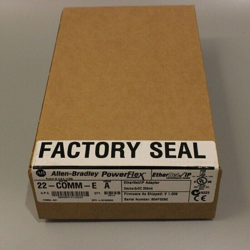 New Sealed Allen-Bradley AB 22-COMM-E SER A PowerFlex Ethernet/IP Comm Adapter