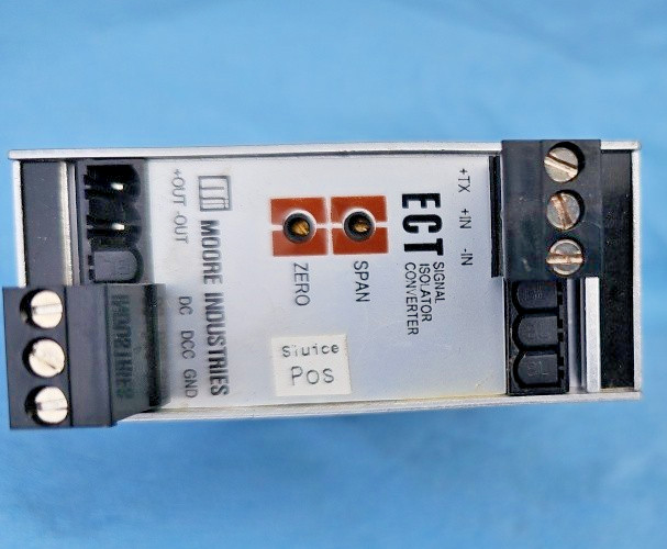 Signal Isolator Moore Industries ECT 4-20mA to 4-20mA 24VDC DIN Rail