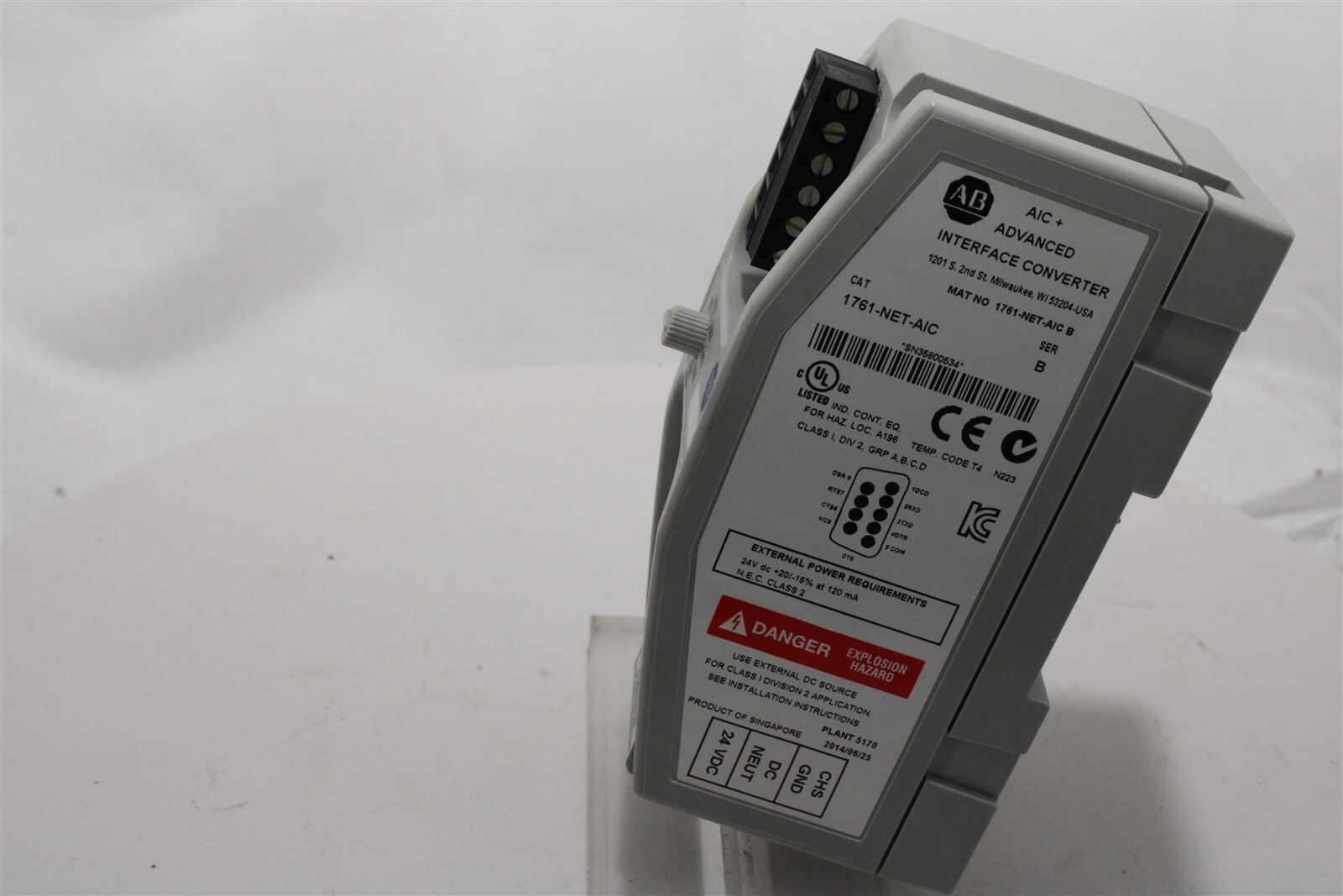 Allen-Bradley 1761-NET-AIC Advanced Interface Converter | RS-232 to DH-485