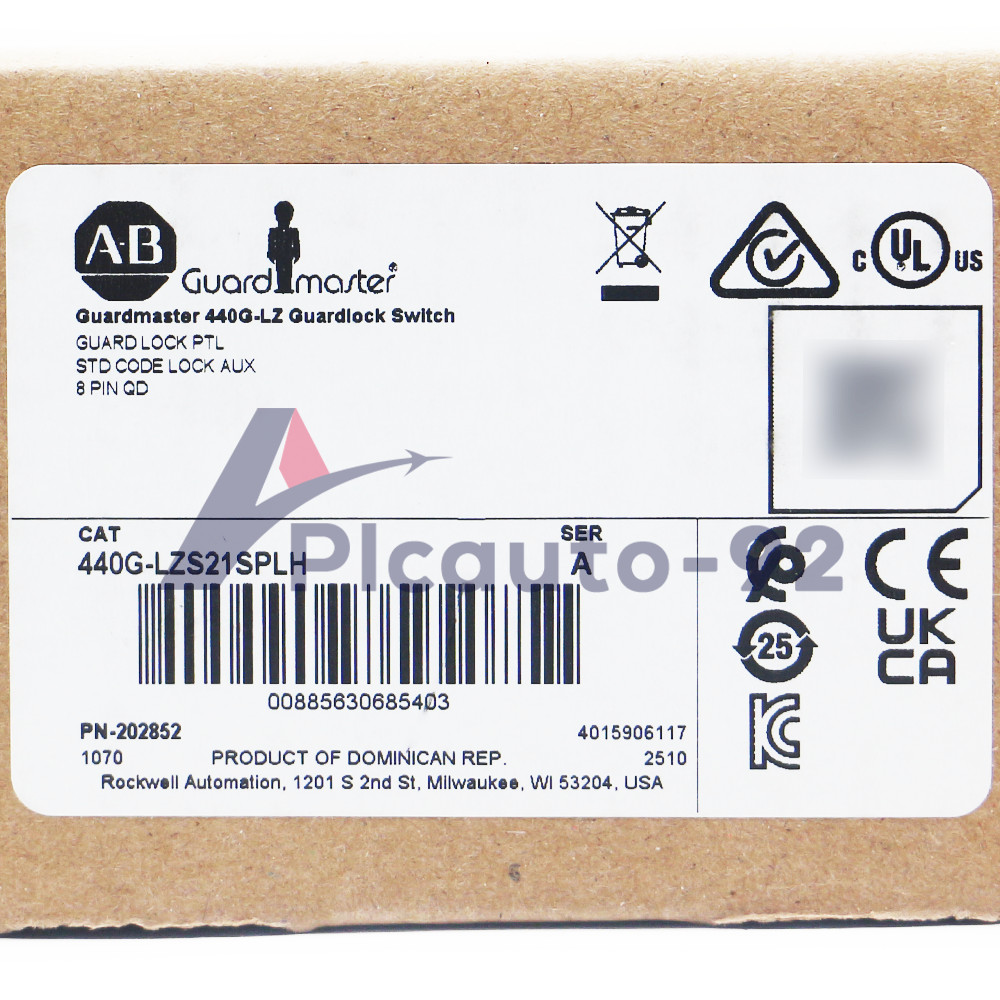 2025 New Allen Bradley 440G-LZS21SPLH Guardmaster 440G-LZ Guardlock Switch
