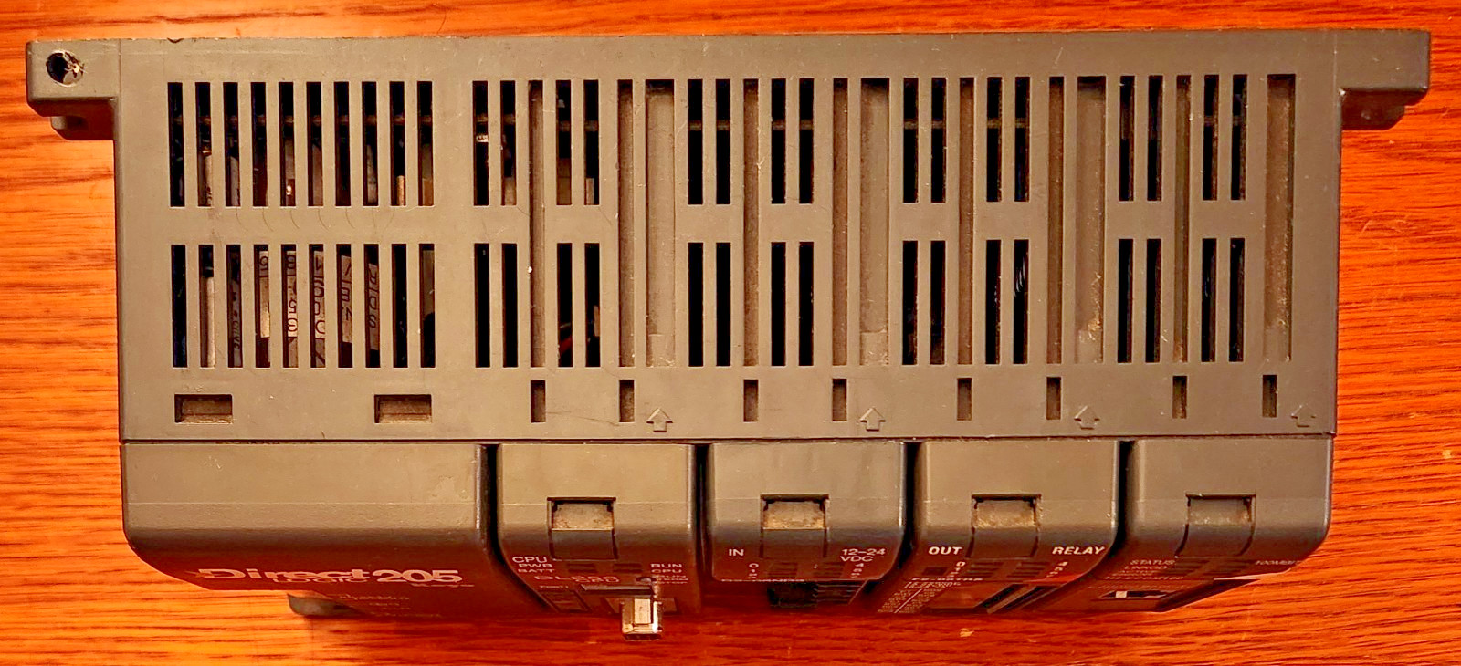 AutomationDirect DirectLOGIC 205 PLC Rack D2-250 CPU With I/O Modules