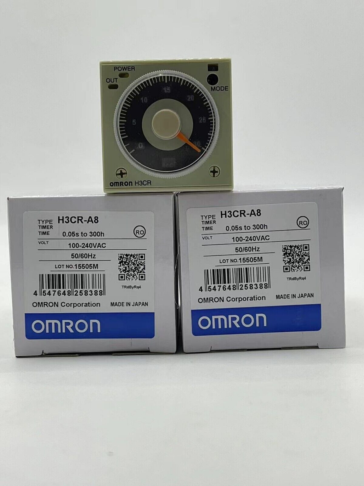 Long warranty NEW IN BOX OMRON Timer H3CR-A8 H3CRA8 100-240VAC