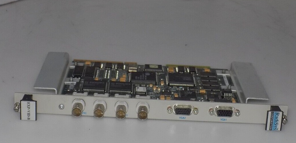 RADISYS EXP-VID-B UNIVERSAL VIDEO MODULE 61-0654-22 VGA, BNC
