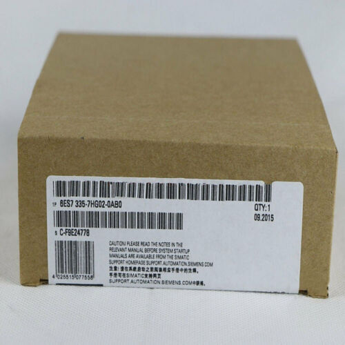 6ES7 335-7HG02-0AB0 SIEMENS 6ES7335-7HG02-0AB0 7HGO2-OABO S7-300 Analog Modules