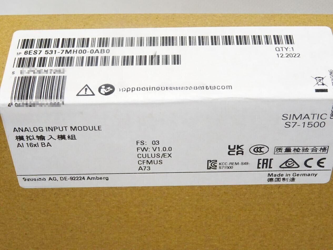 NEW IN BOX 6ES7531-7MH00-0AB0 S7-1200 Analog Input Modules 6ES7 531-7MH00-0AB0
