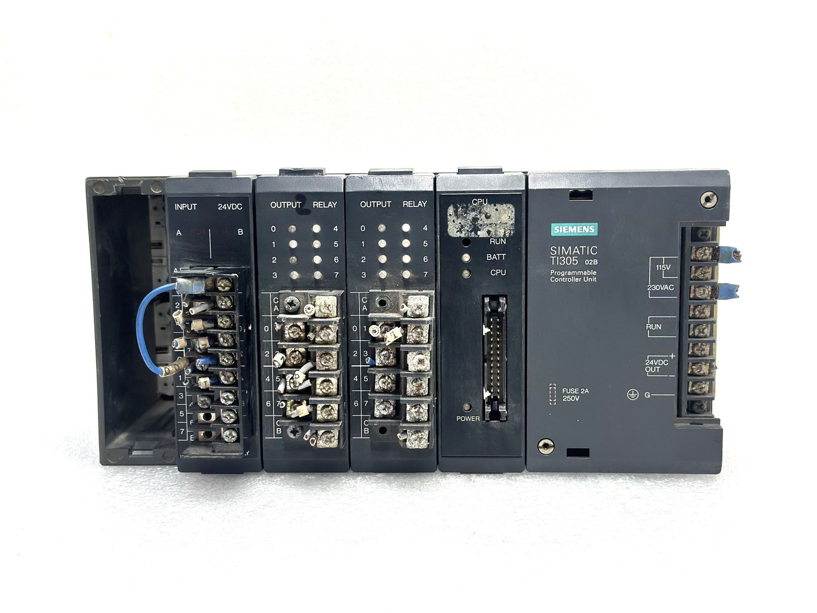 Siemens Simatic TI305 02B Programmable Controller Unit With Cpu/Module With Base