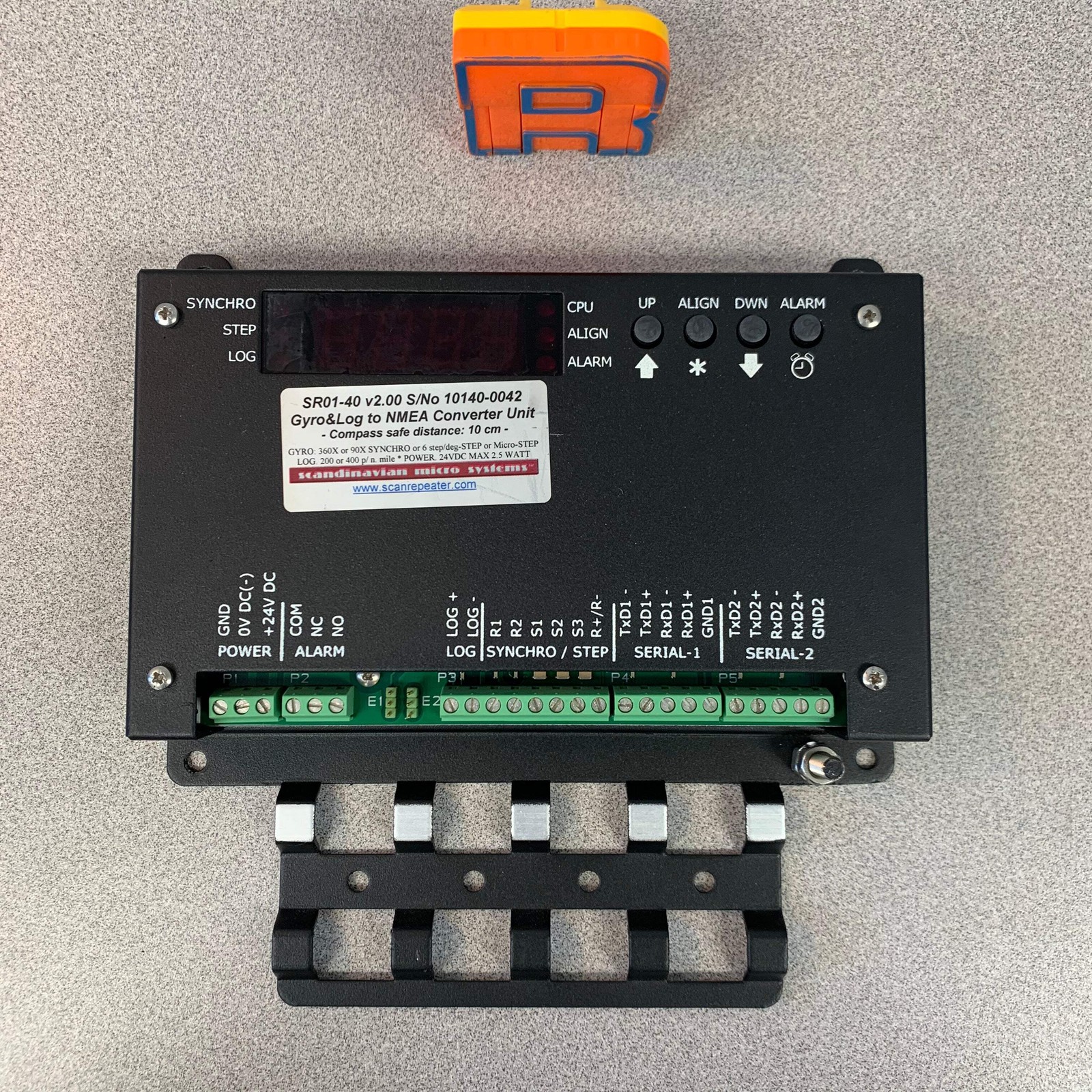 Scandinavian Micro Systems SR01-40 v2.00 Gyro & Log to NMEA Converter Unit (Used