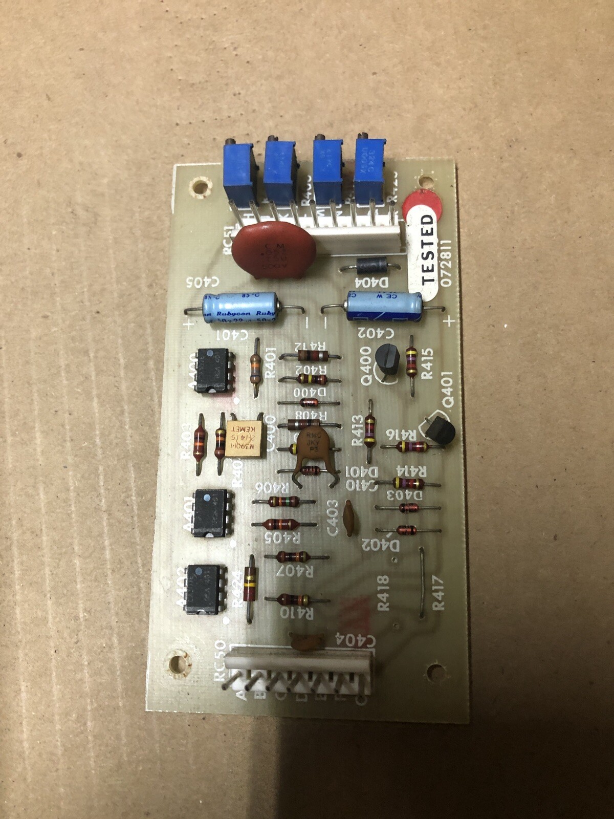 Miller Welder PC Board Part # 072811 Used Tested Will Ship Ups Ground