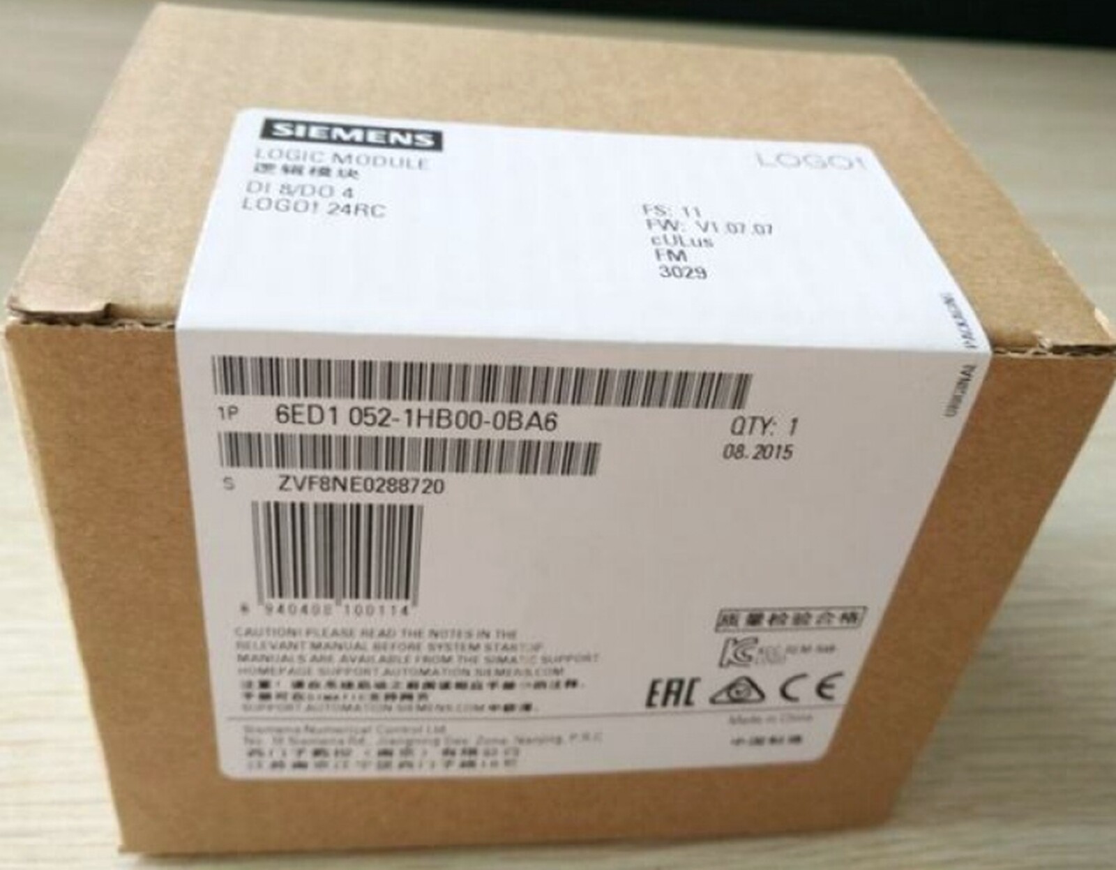 One Brand New SIEMENS 6ED1 052-1HB00-0BA6 6ED1052-1HB00-0BA6