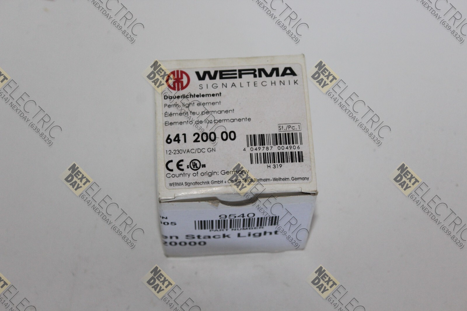 Werma, 641 200 00, 12-230v Stack Light Machine Warning Lamp Beacon Greed