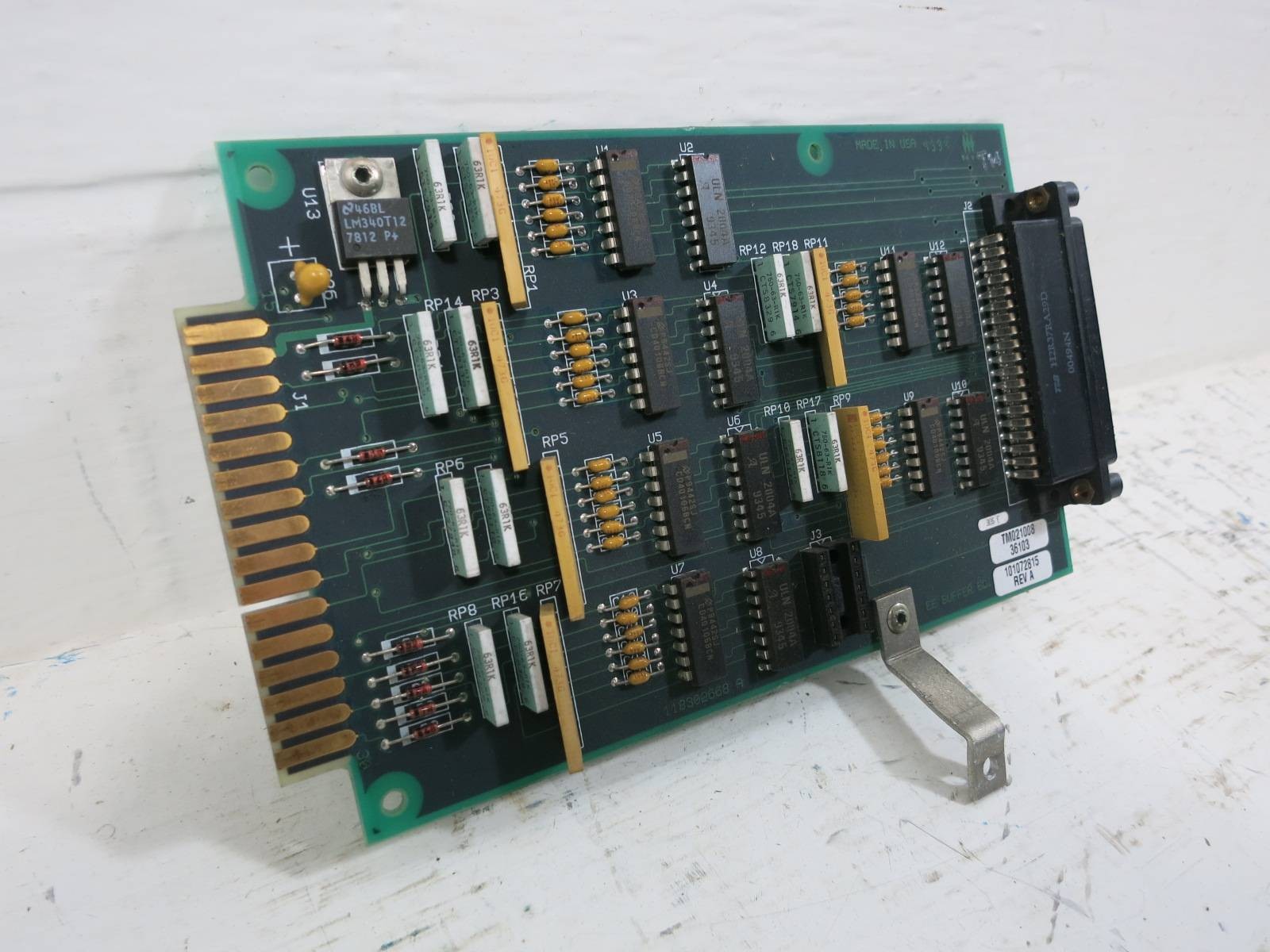 Exide Electronics 101072815 Rev. A EE Buffer Board Card PLC 118302668 A