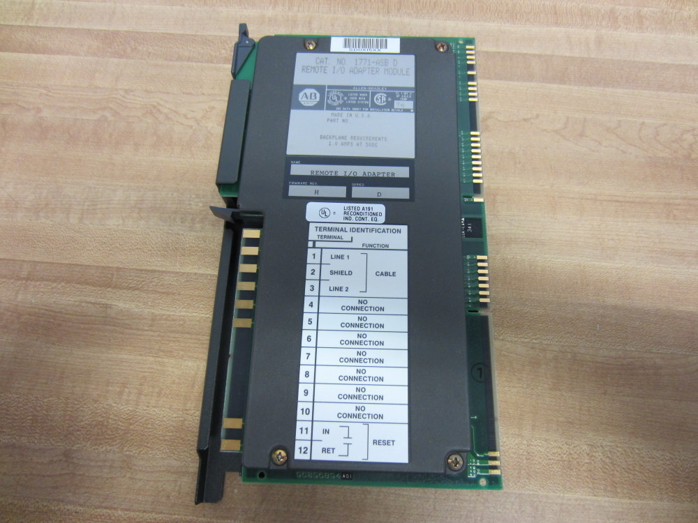 Allen Bradley 1771-ASB Module Ser.D, F/W Rev. H