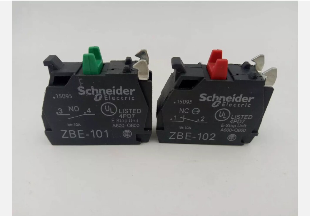 10PC NEW Schneider button switch contact ZBE-101 ZBE101