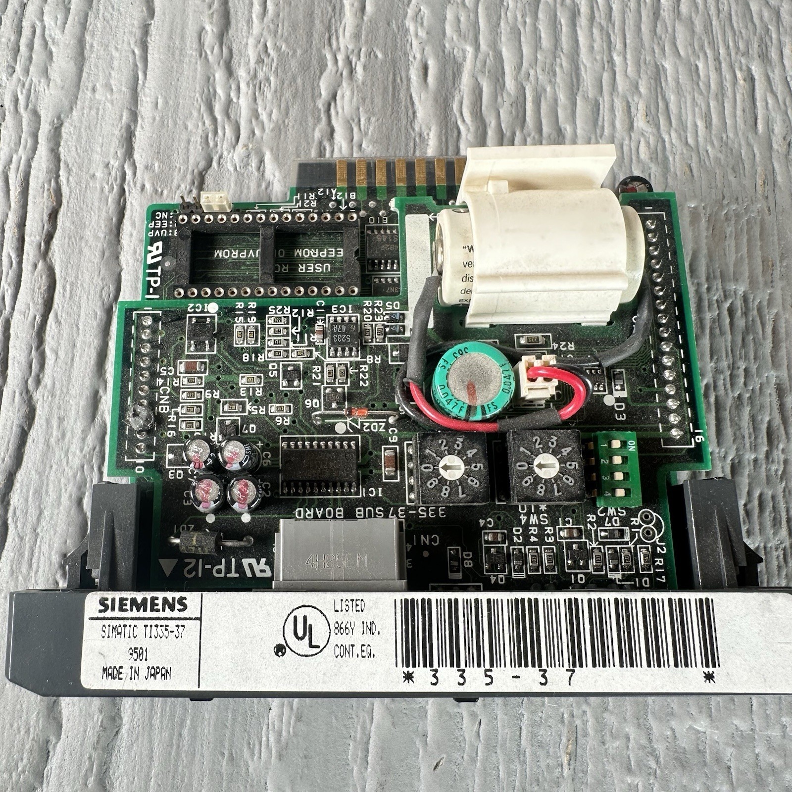 SIEMENS TI335-37 SIMATIC PLC CPU/Processor Module, RS-232C Read Desc