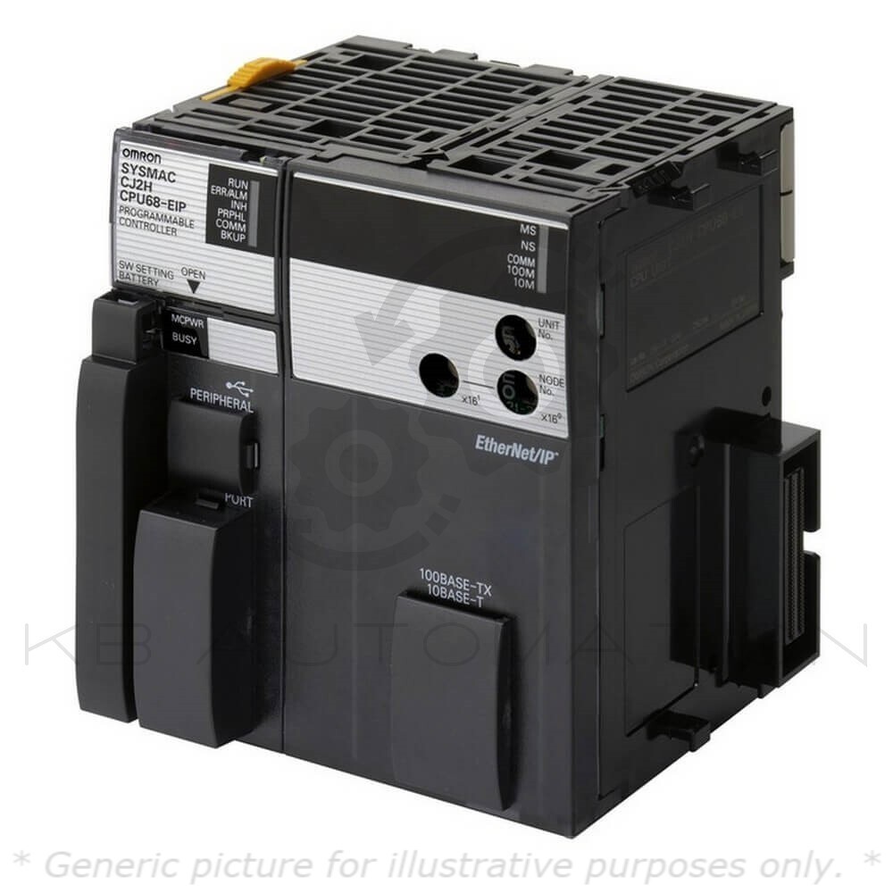 Omron CJ2H-CPU68-EIP CJ2-Series CPU with built-in EtherNet/IP port, 150k steps