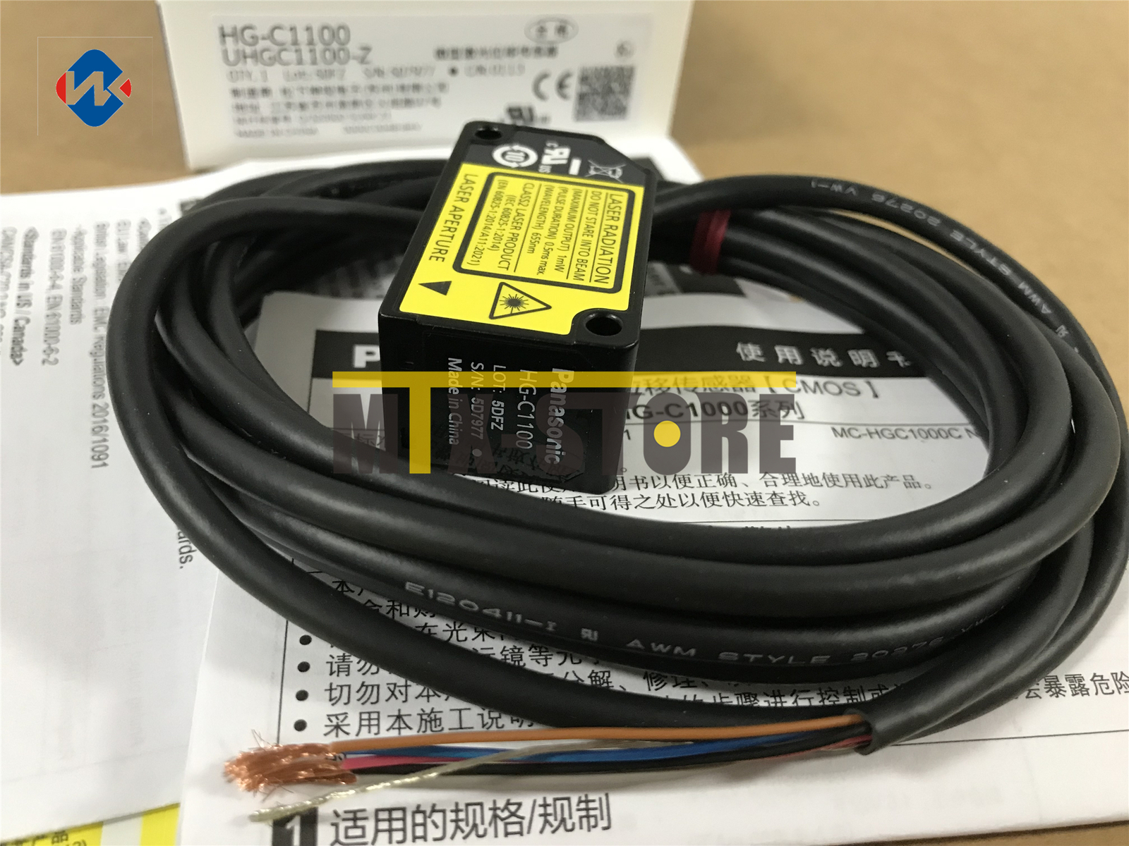 1pcs New Laser Displacement Sensor HG-C1100
