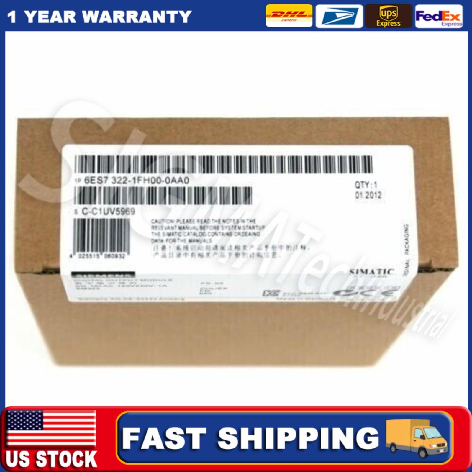 New Siemens 6ES7322-1FH00-0AA0 6ES73221FH000AA0 S7-300, Digital output SM 322