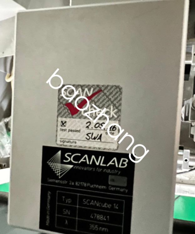 SCANLAB SCANcube 14，355nm fiber optic galvanometer new via FedEx or DHL