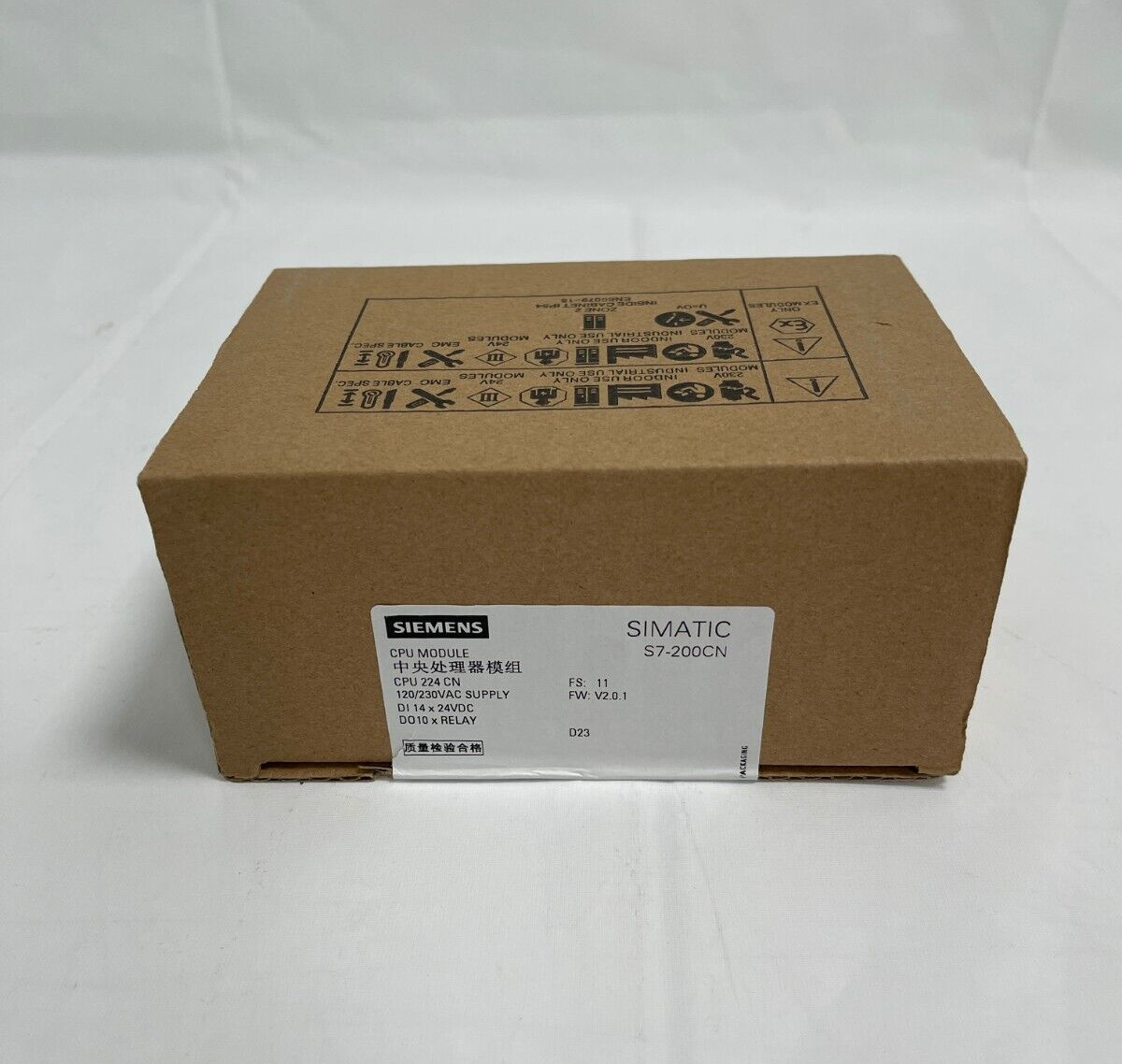 Siemens Simatic S7-200CN CPU Module (6ES7 214-1BD23-0XB8) – NEW