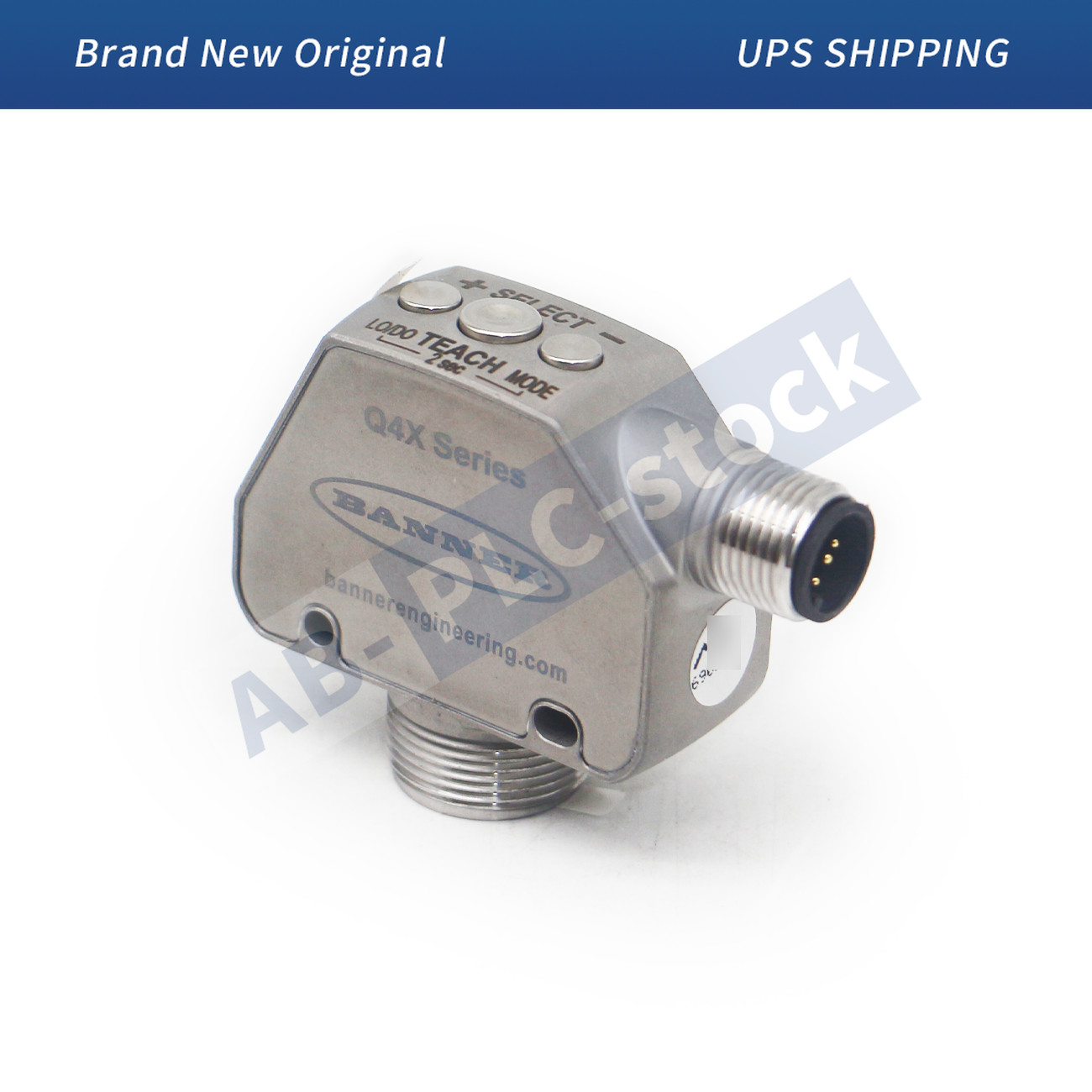 NEW BANNER Q4XTBLAF500-Q8 Laser Adjustable Field Range: 500 mm Input: 10-30 V dc