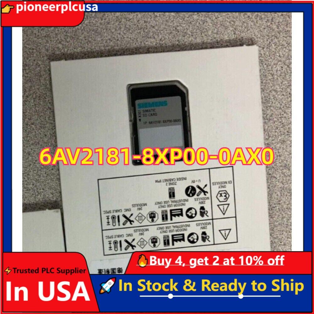 New Siemens 6AV2 181-8XP00-0AX0 6AV2181-8XP00-0AX0 SIMATIC SD memory card 2 GB
