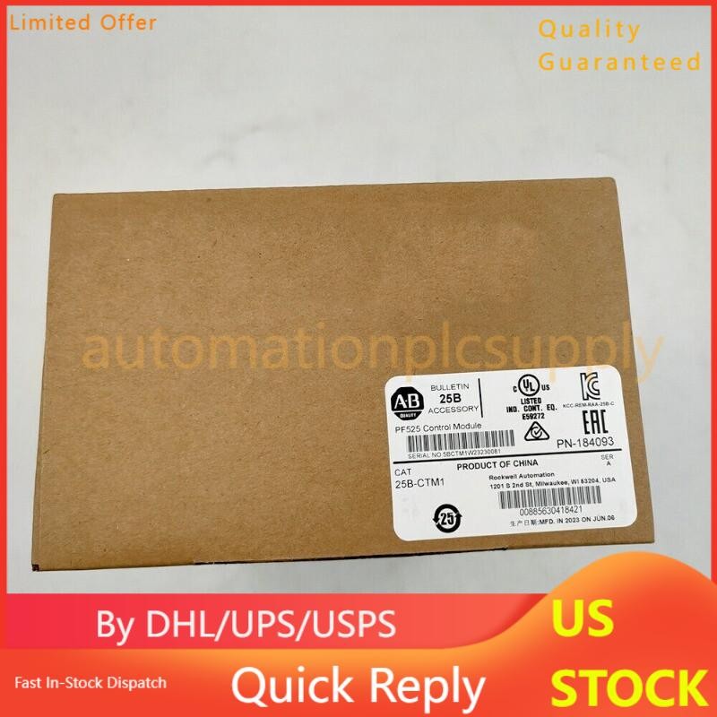 25B-CTM1 PowerFlex 525 Control Module New AB Factory Original Sealed Box 25BCTM1