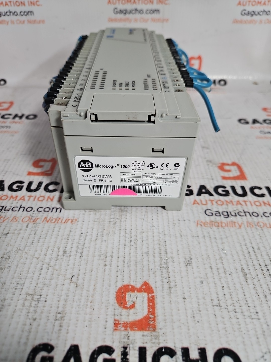 Allen Bradley 1761-L32BWA Ser E MicroLogix 1000 20-In/12-Out AC Power Controller