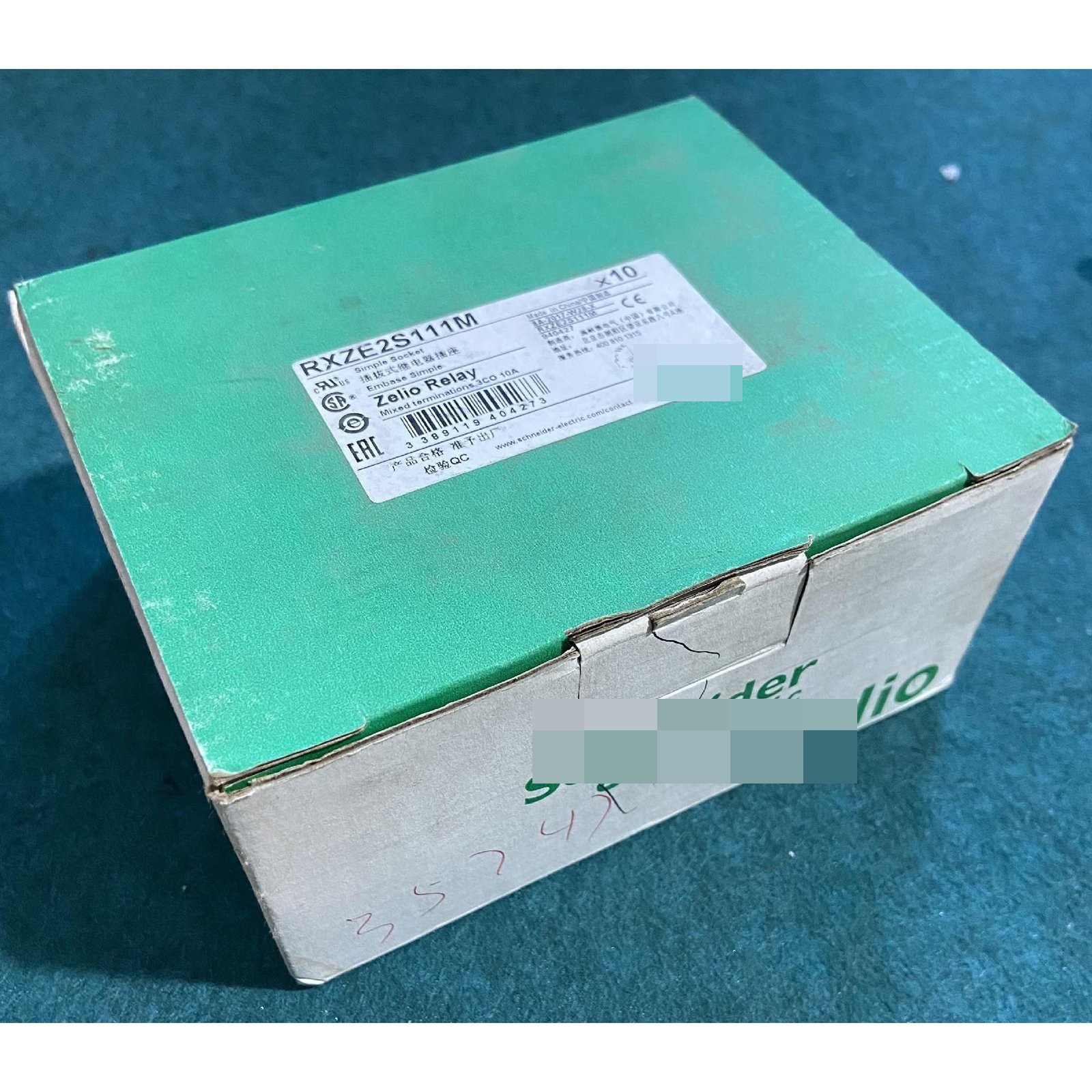 10pc new Schneider RXZE2S111M split relay base 11pin 10A relay socket