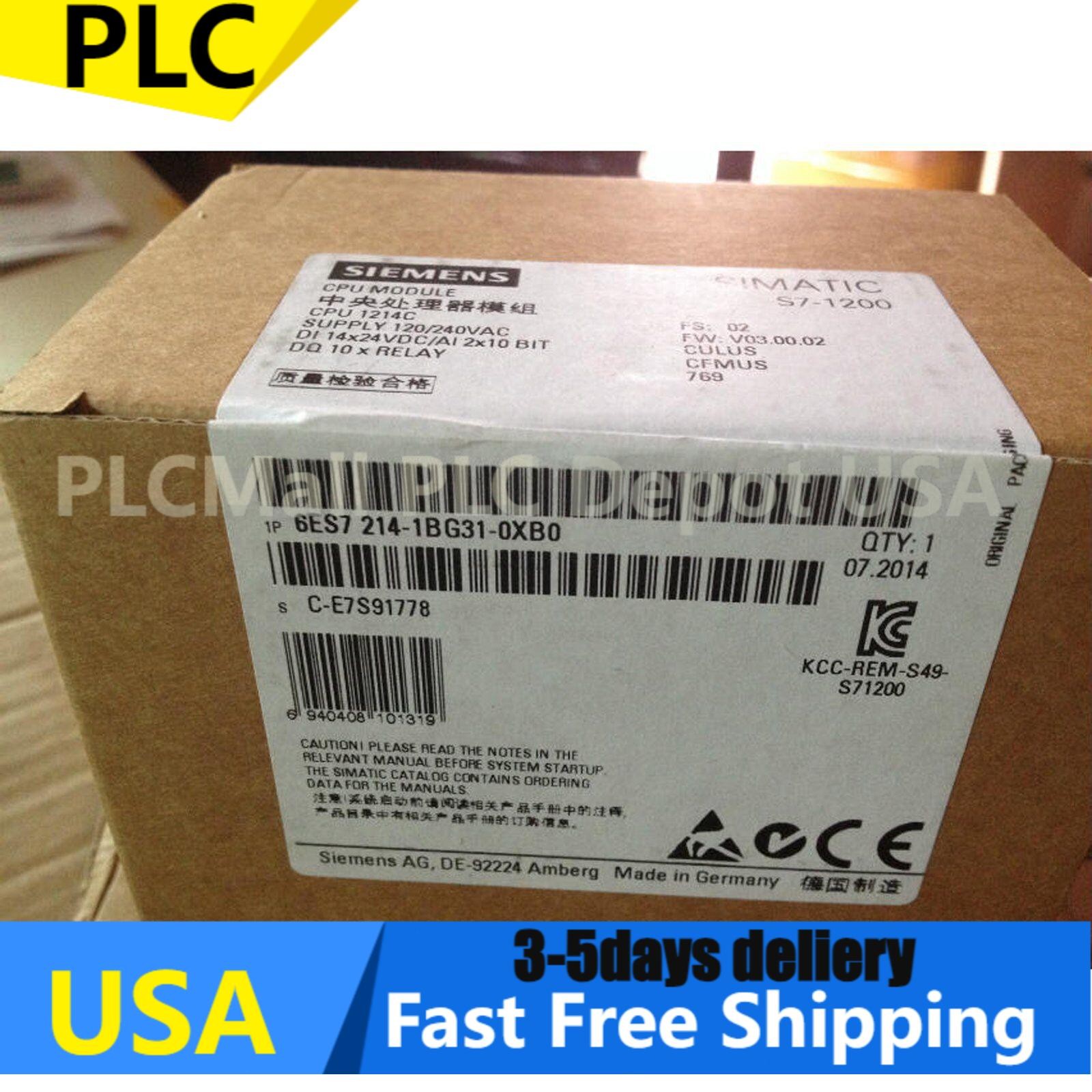 New Siemens SIPLUS S7-1200 CPU 1214c 6ES7214-1BG31-0XB0 6ES72141BG310XB0