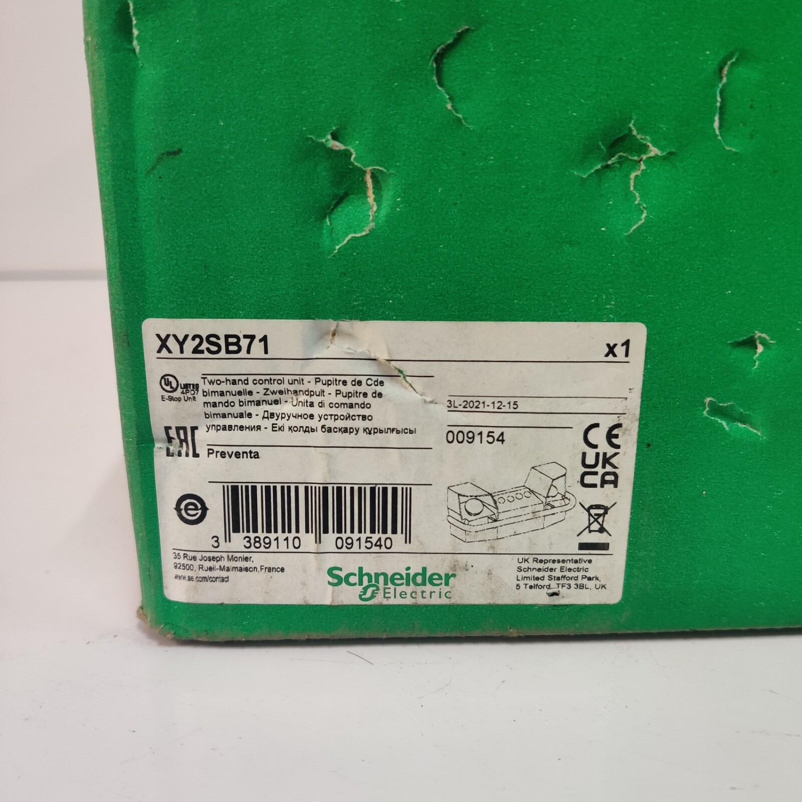Schneider Electric XY2-SB71 Two Hand Controller
