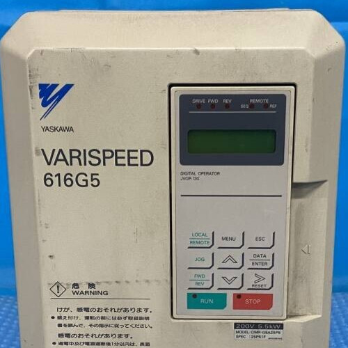 YASKAWA VARISPEED 616G5 CIMR-G5A25P5 Inverter Removed From The Working Machine