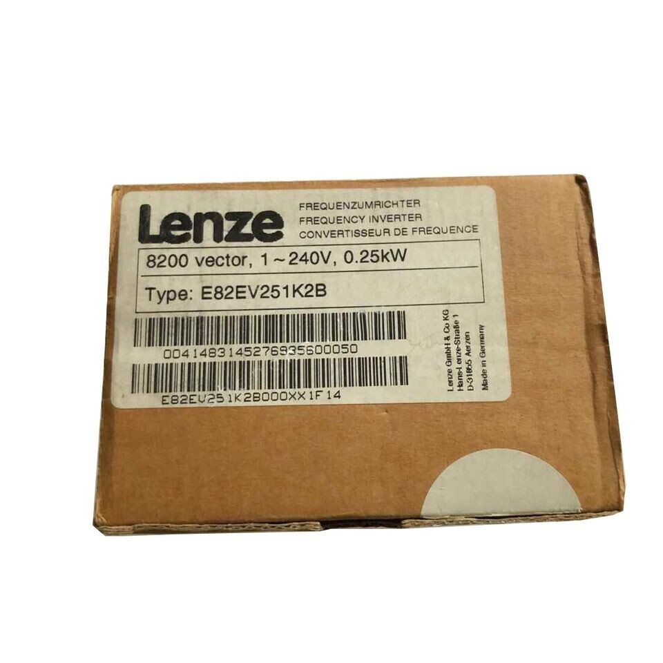 E82EV251K2B NEW LENZE E82EV251_2B Inverter Vector 0.25kW E82EV251-2B