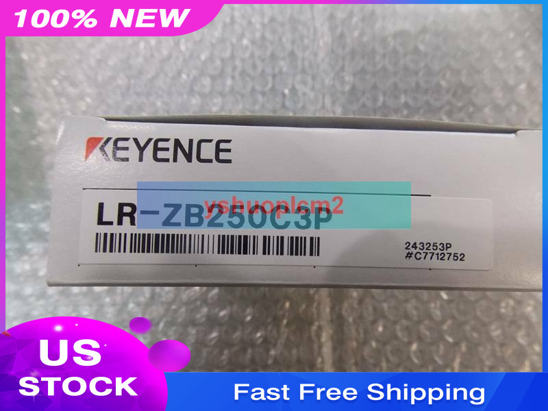 Keyence LR-ZB250C3P Self-contained CMOS Laser Sensor w/ M8 connector Sn 250 mm