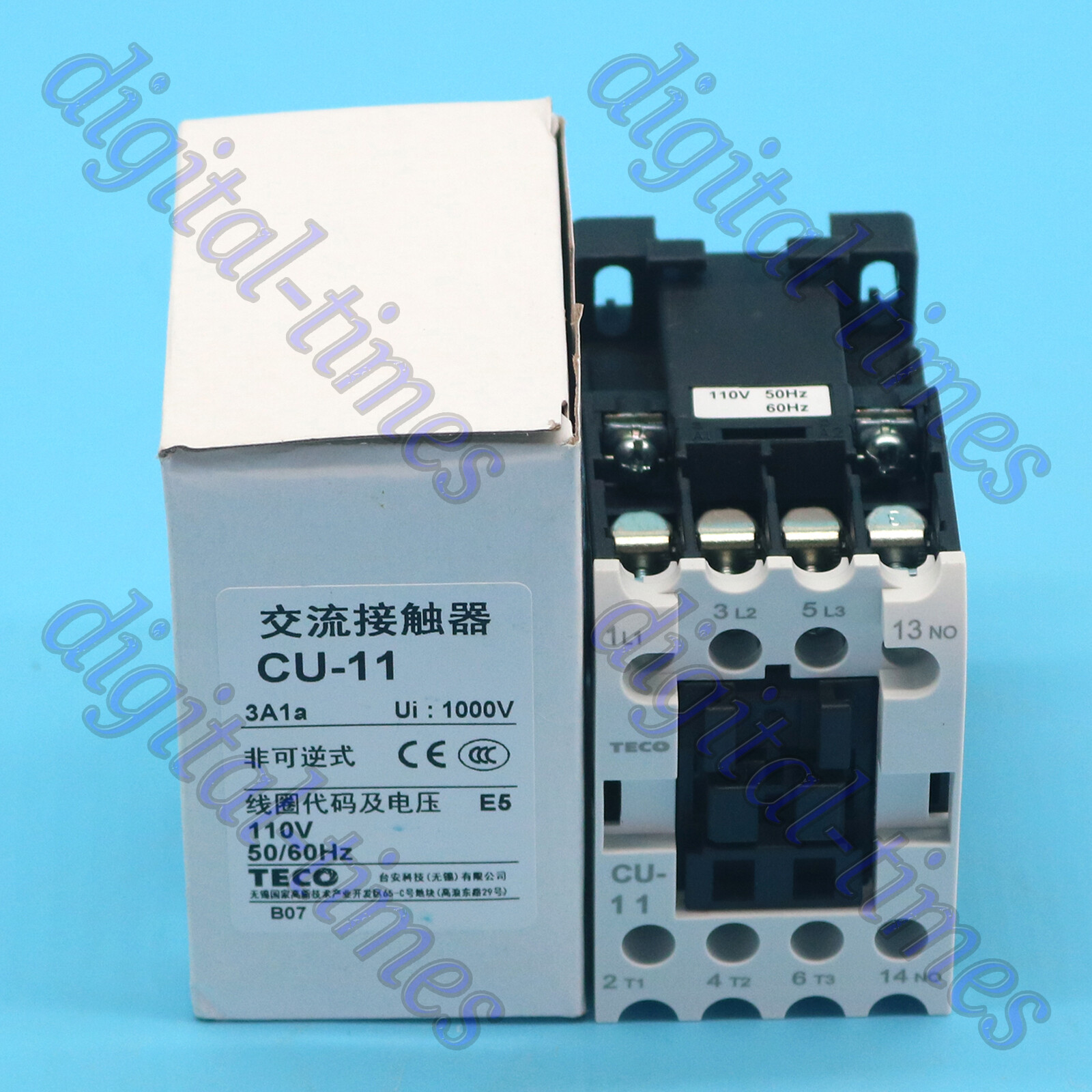 Brand New TECO Taian AC contactor CU-11 110V Quality assurance#LJ