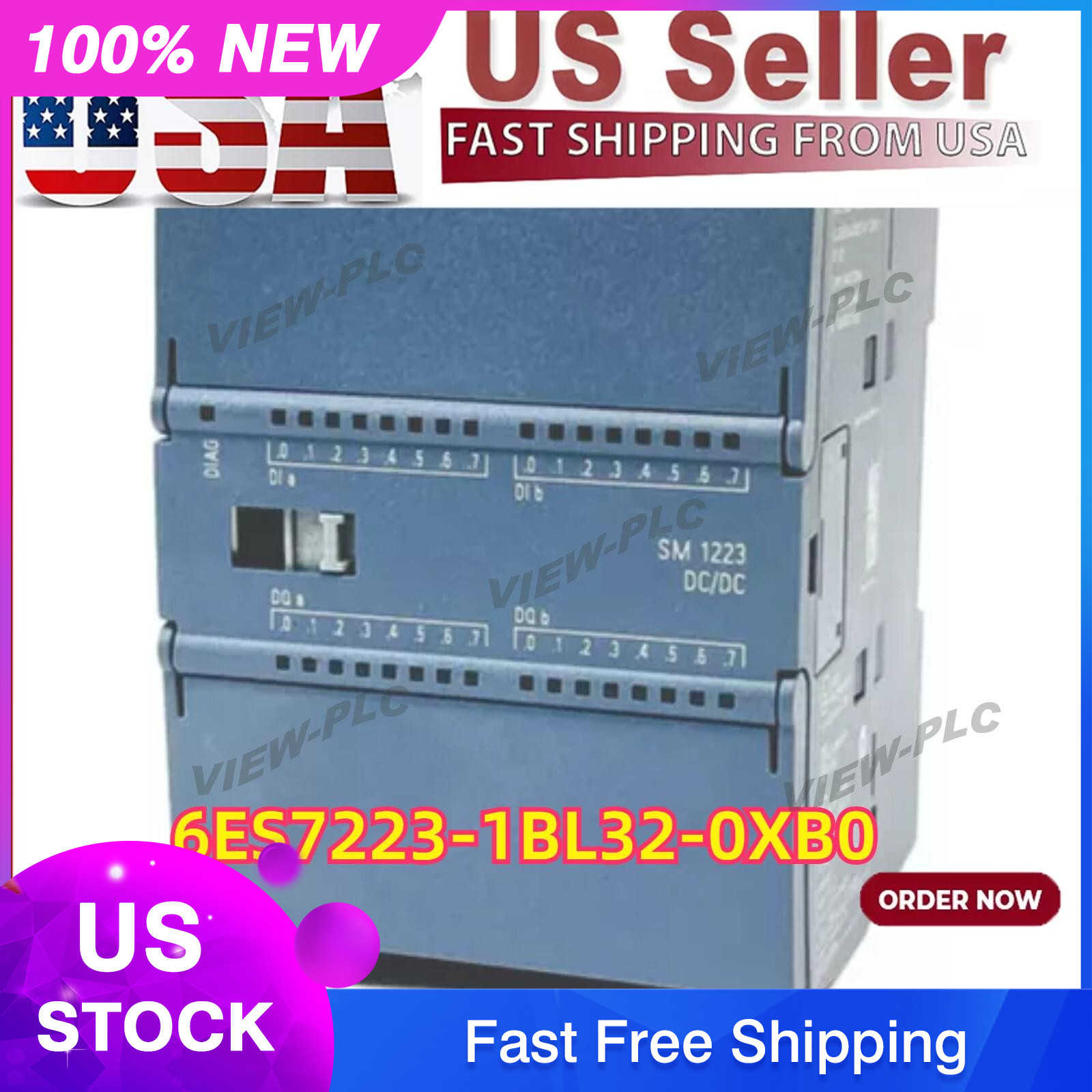 New Siemens 6ES7 223-1BL32-0XB0 S7-1200 Digital I/O SM 1223 6ES7223-1BL32-0XB0