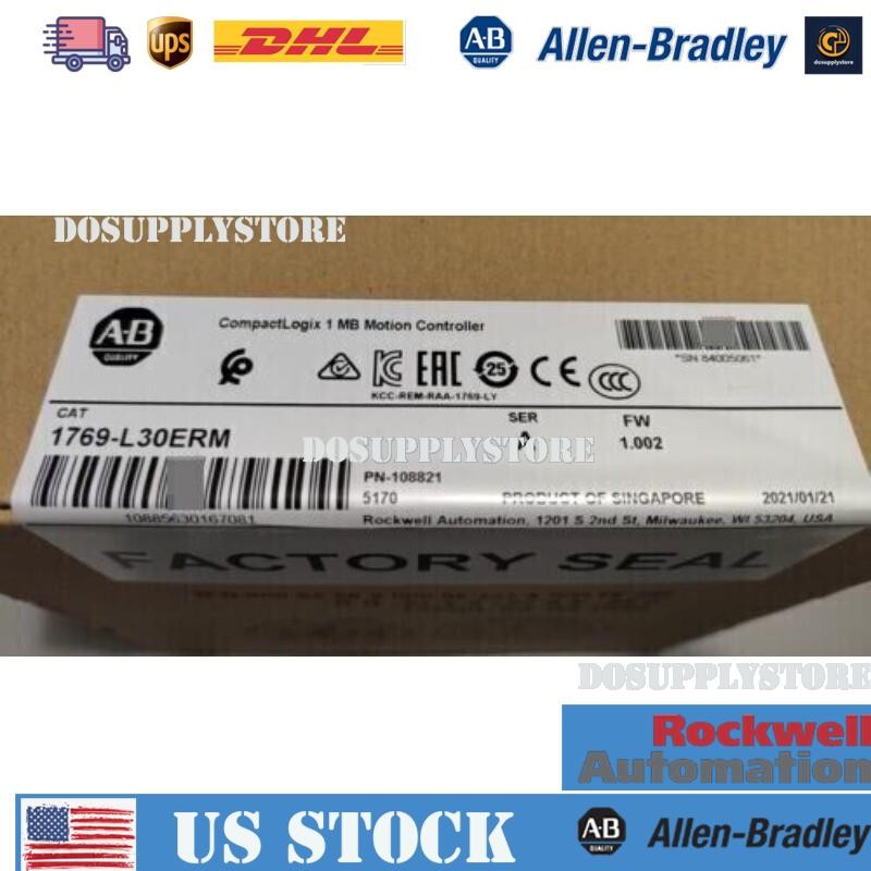NEW Factory Sealed AB 1769-L30ERM CompactLogix 1 MB Motion Controller 1769L30ERM