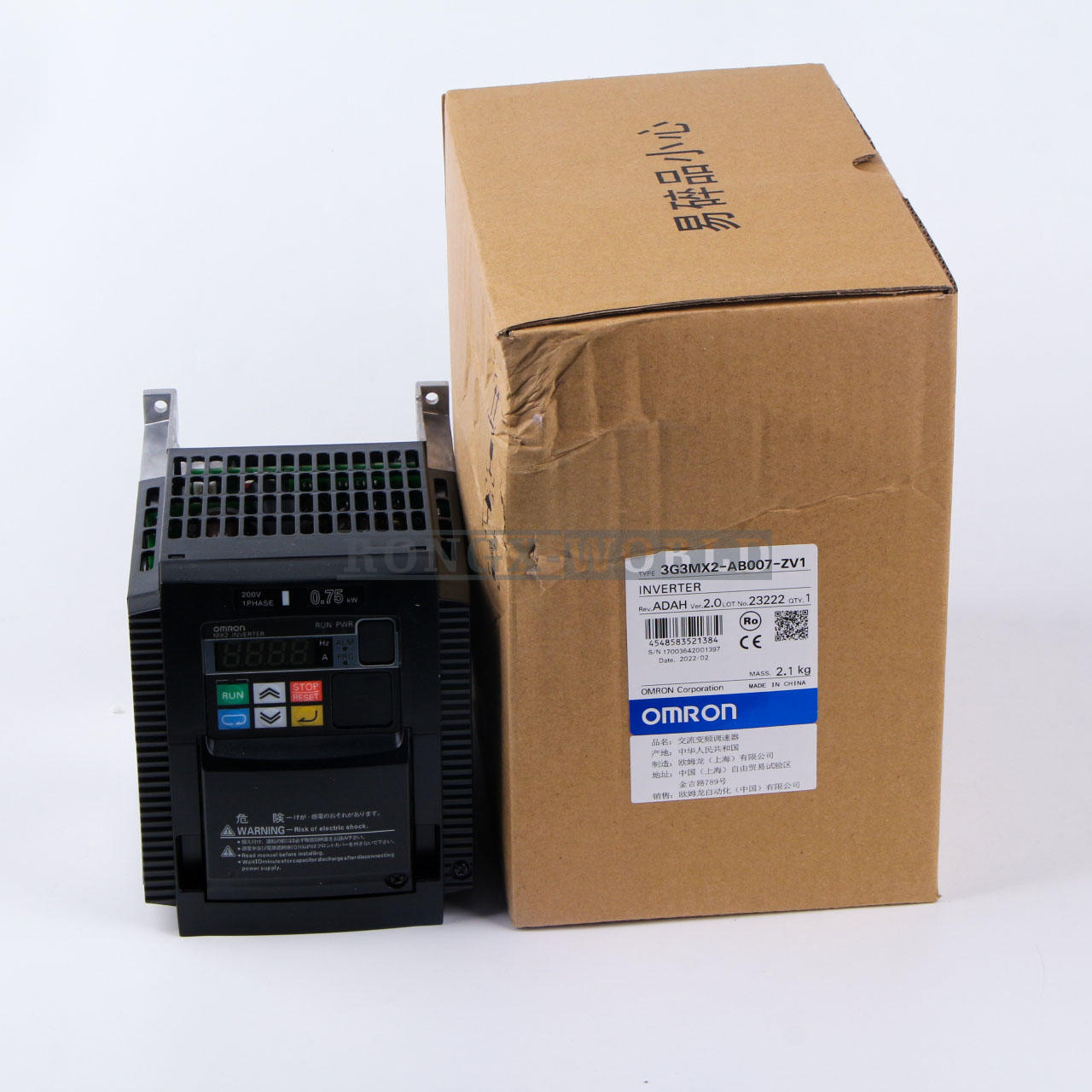 ONE New Omron 3G3MX2-AB007-ZV1 3G3MX2-AB007-ZV1 Inverters 0.75kw