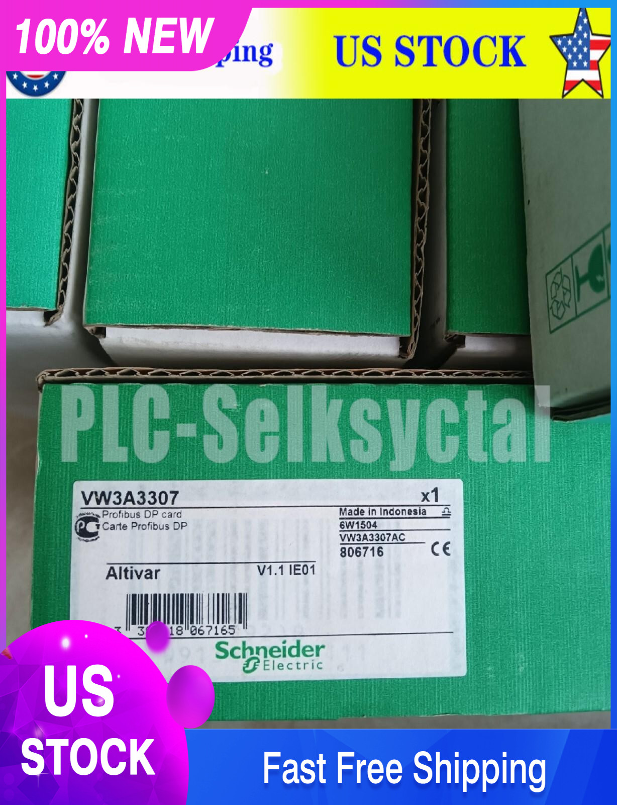 VW3A3307 frequency converter VW3A3307 can accelerate shipme US Free TAX