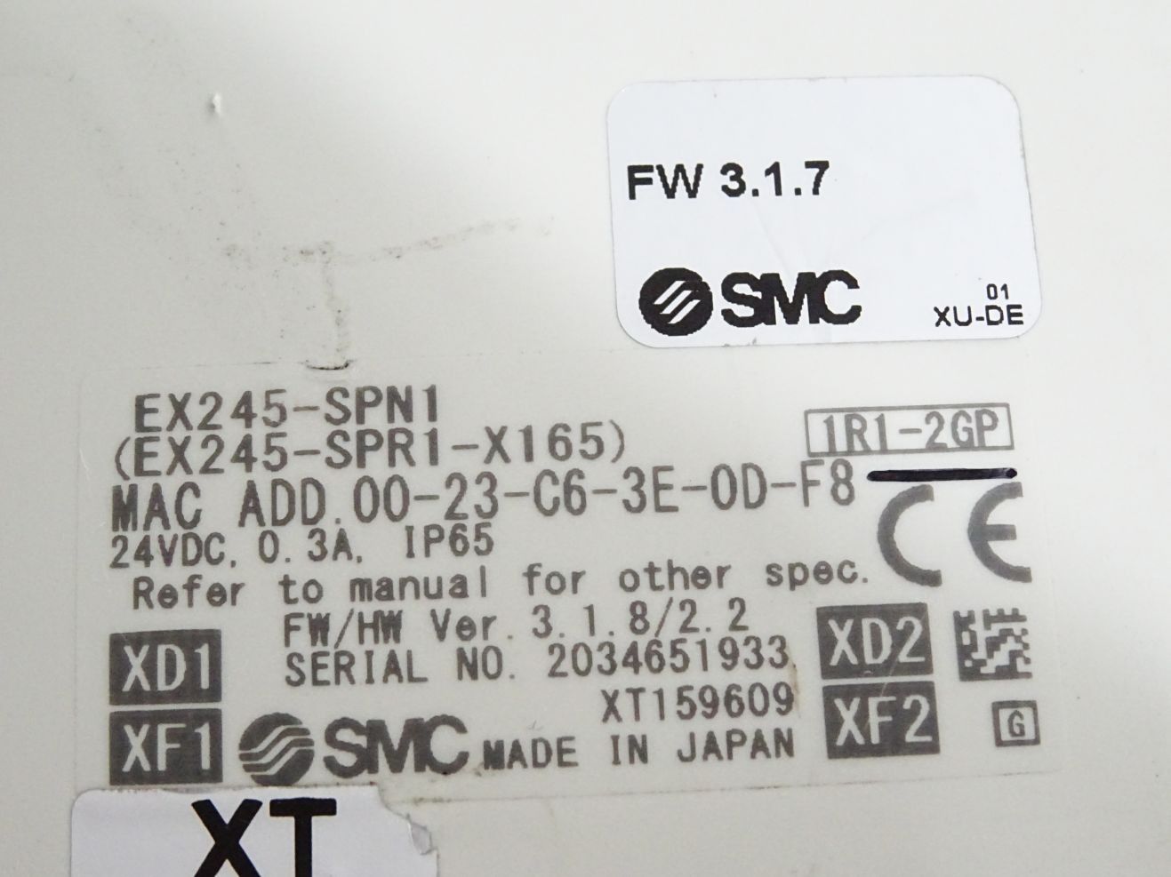 SMC EX245-SPN1 EX245-SPR1-X165 Fieldbus Module