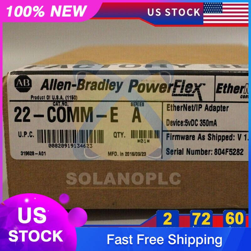 Allen-Bradley 22-COMM-E SER A PowerFlex Ethernet/IP Comm Adapter AB US Free Tax