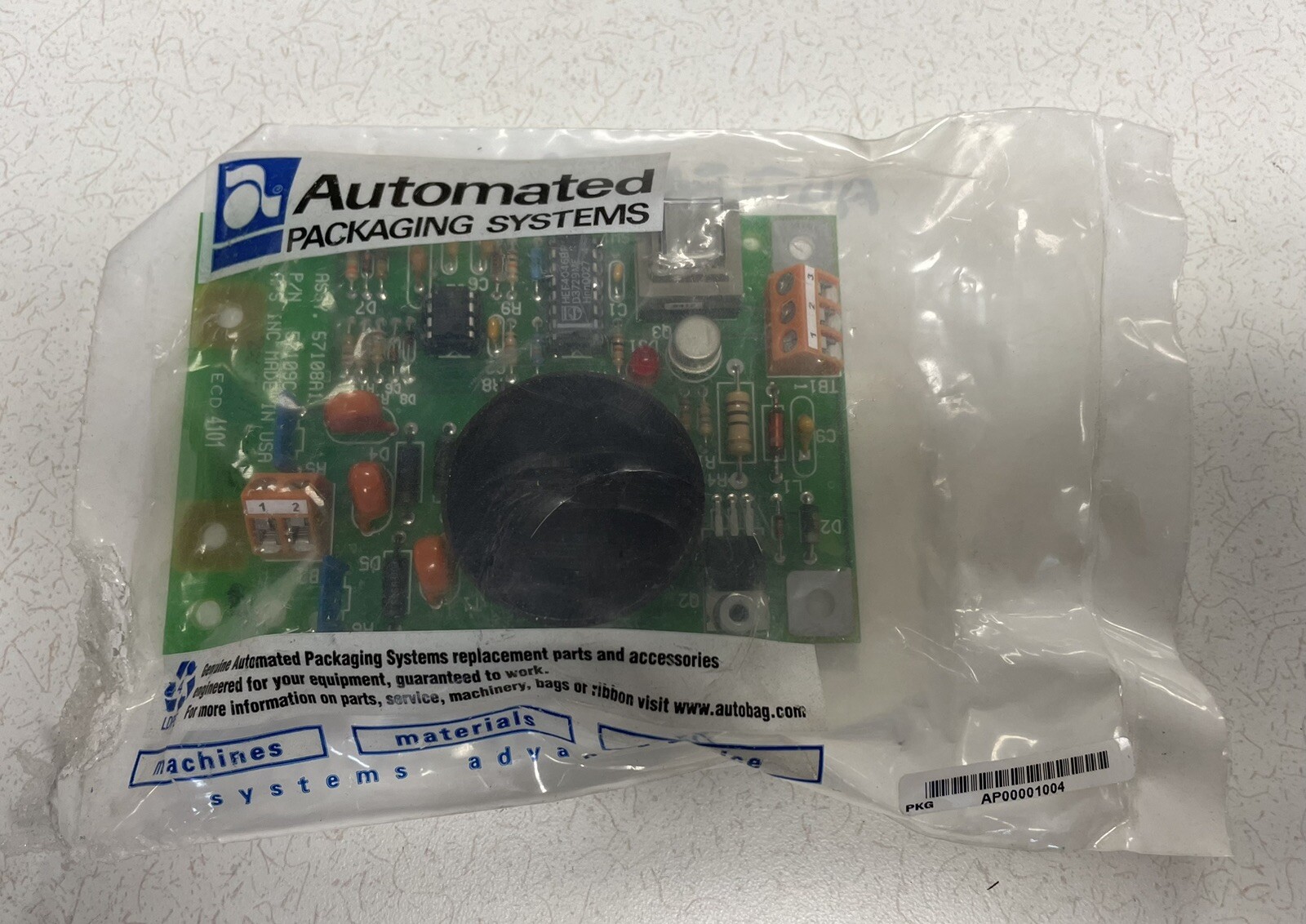 APS 57108A1 Circuit Board, Automated Packaging Systems, PCB VCO Inverter Assy
