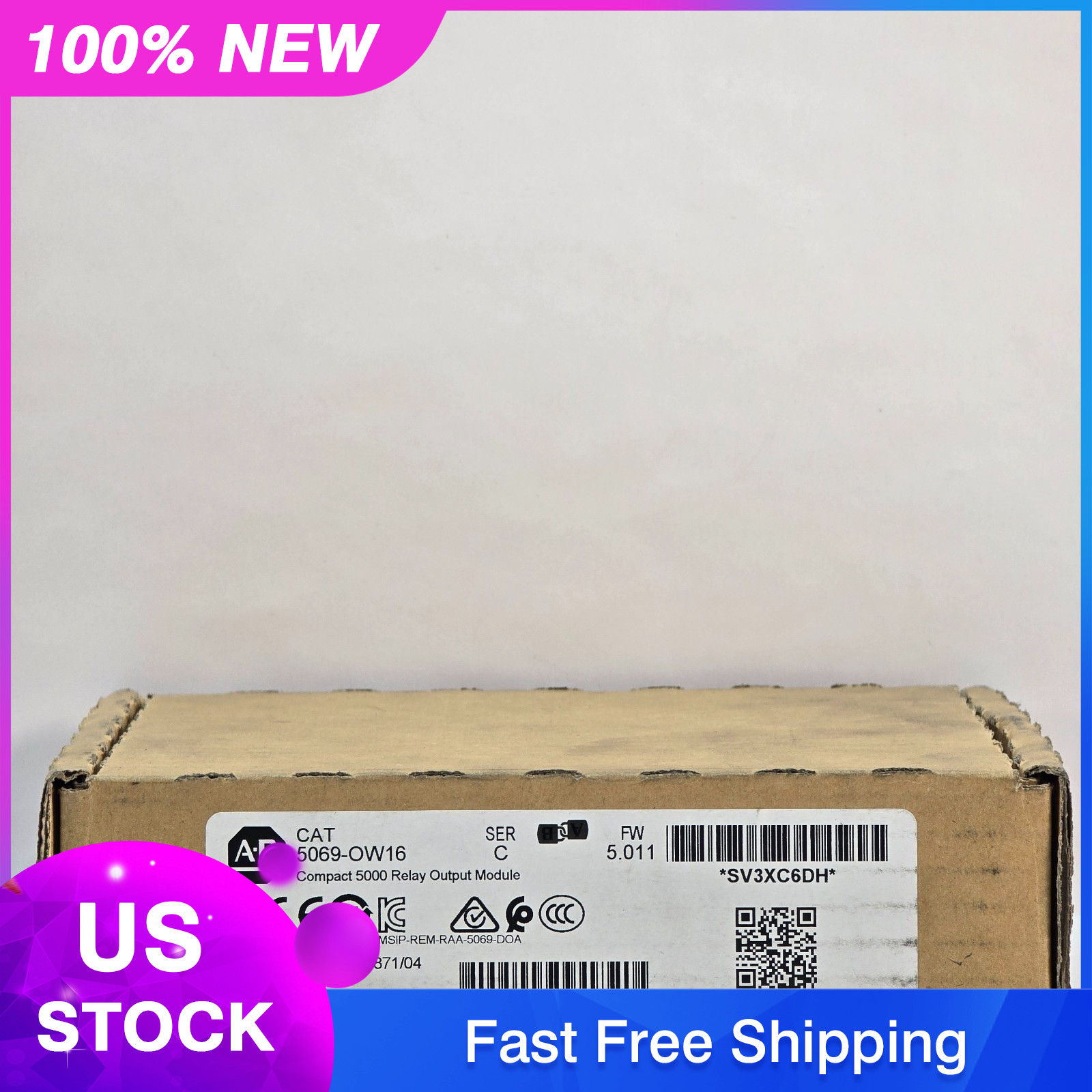 New Factory Sealed AB 5069-OW16 Compact 5000 Relay Output Module 5069-OW16 SER C